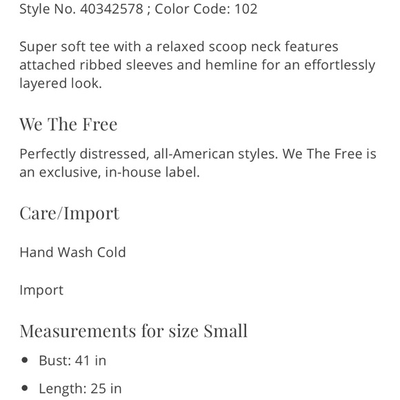 Free People: Magic Tee - Seafoam - Small - Picture 4 of 4